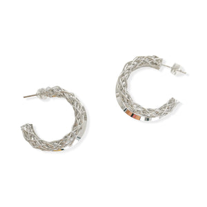 Textured & Sleek Hoops